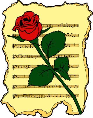 rose and notes