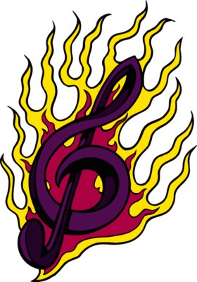 flaming trebel clef