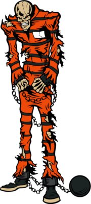 skeleton inmate
